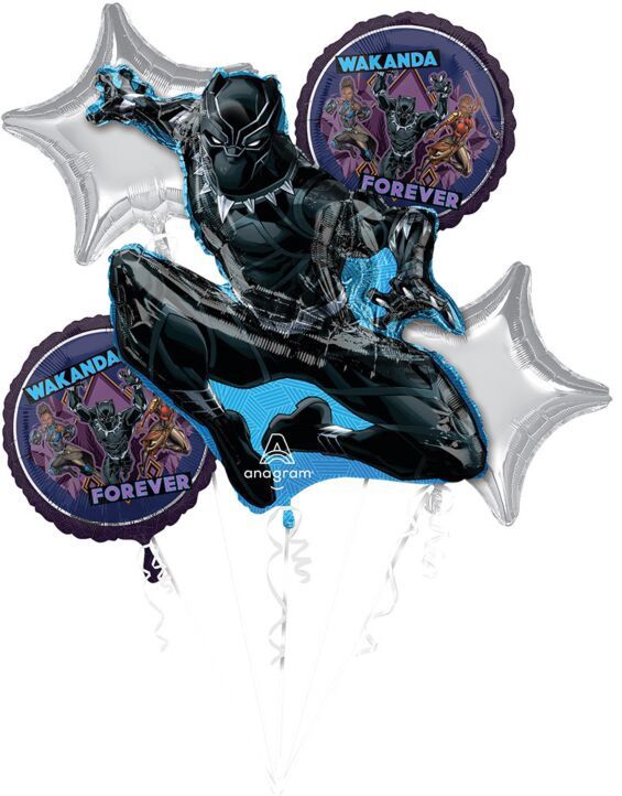 5PC Black Panther Bouquet