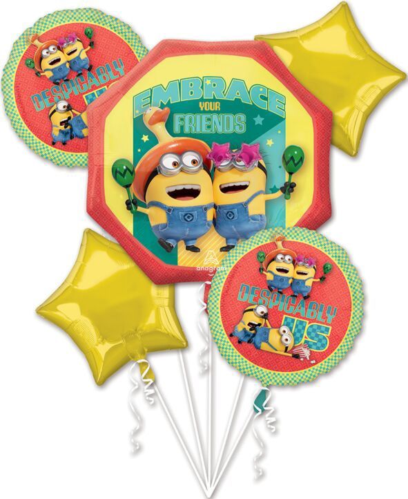 5PC Despicable Me 4 Bouquet