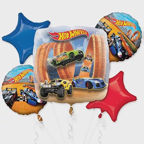 5PC Hot Wheels Racer Bouquet