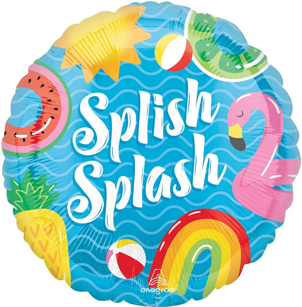 17" Pool Party Splash