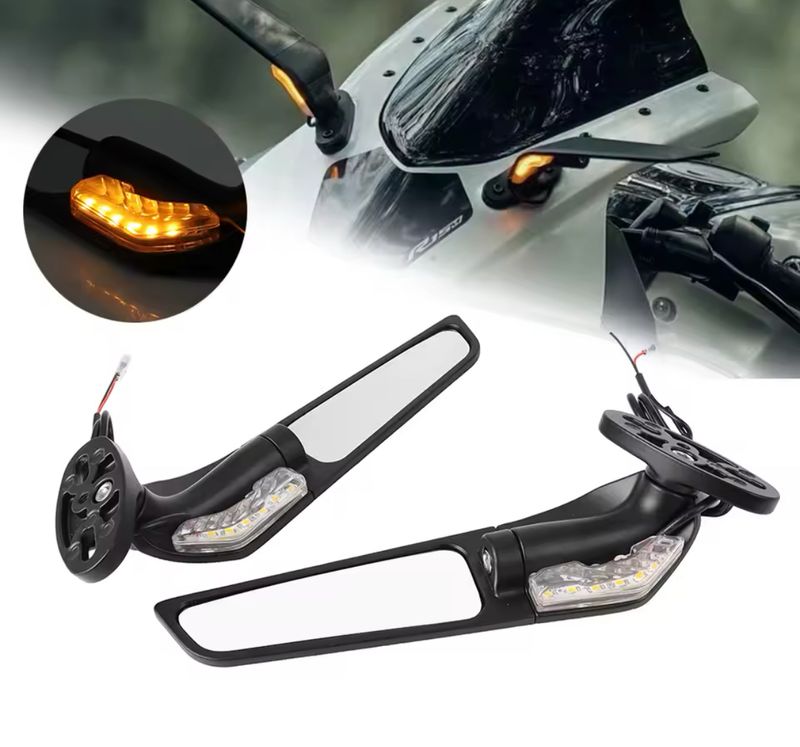 Retrovisores aerodinámico  para motocicleta Deportiva