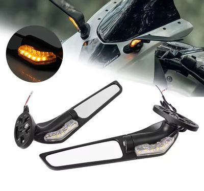 Retrovisores aerodinámico para motocicleta Deportiva
