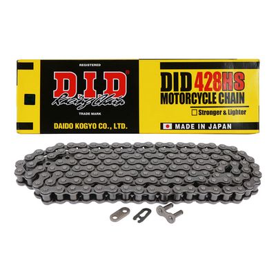 Cadena para motocicleta Marca DID paso 428H