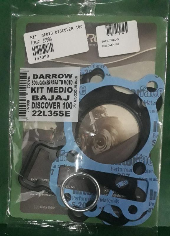 KIT DE EMPAQUE DE MOTOR PARA DISCOVERY 100 Y BM100
