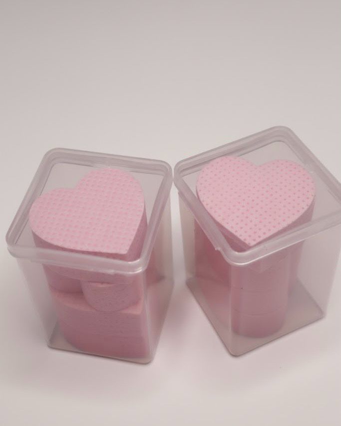 Pink Heart Glue Wipes