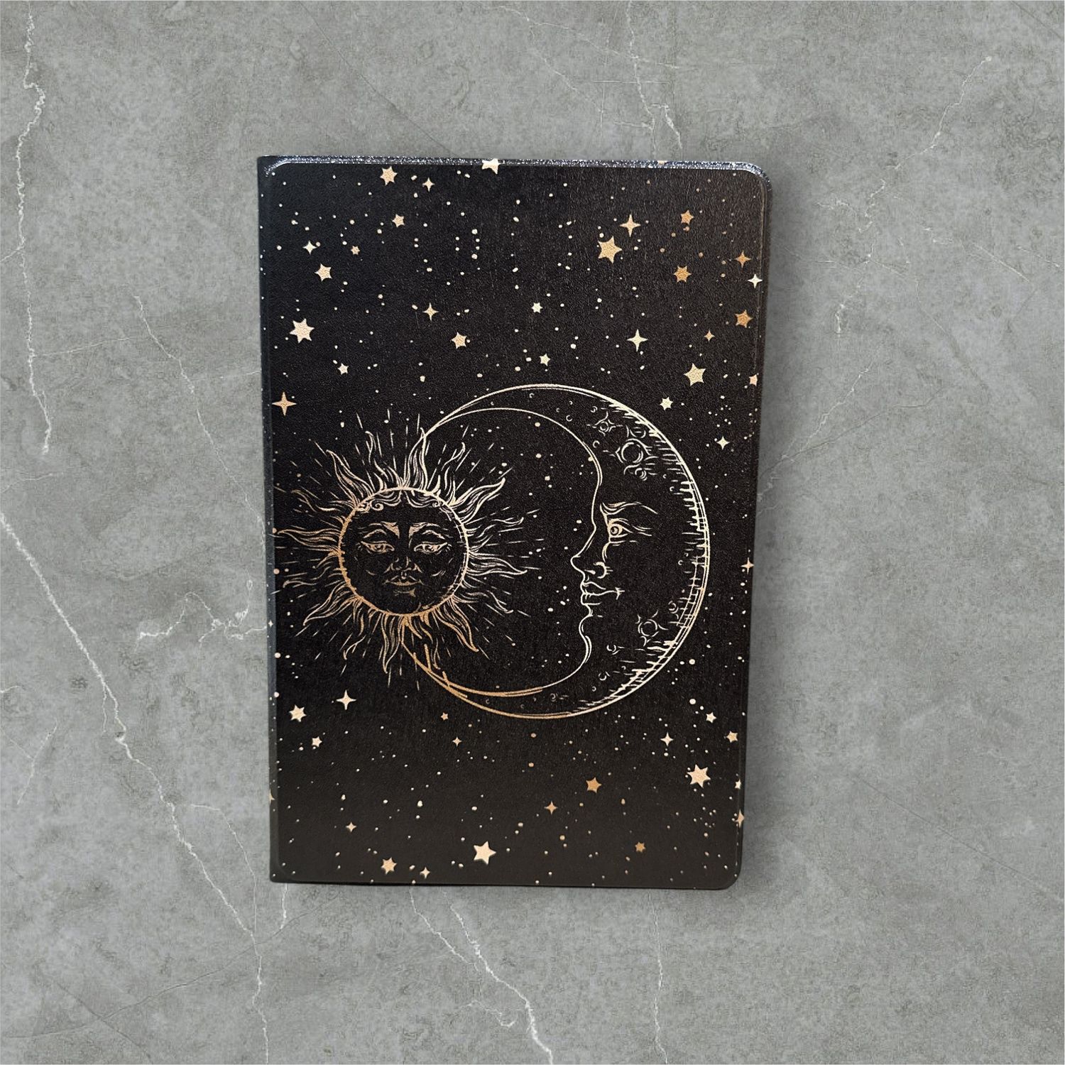 Samsung Galaxy Tab S6 Book Cover -Moon Cool Men Black Design