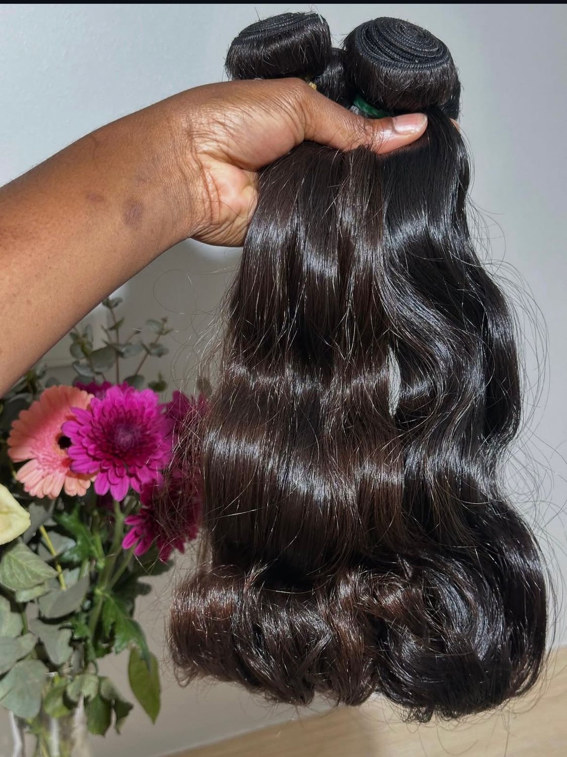 Deep Wave Length 18,24 and 26 ( Raw hair bundles)