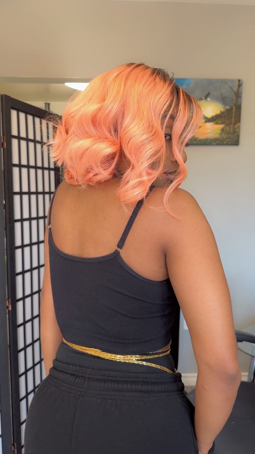 DD baby pink Wavy