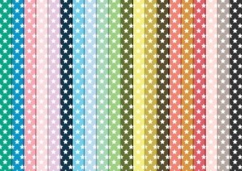 Popotes de papel con estrellas c/25