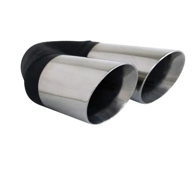 Angle Cut Y-Piece Exhaust Tip (LHS) – Polished Stainless