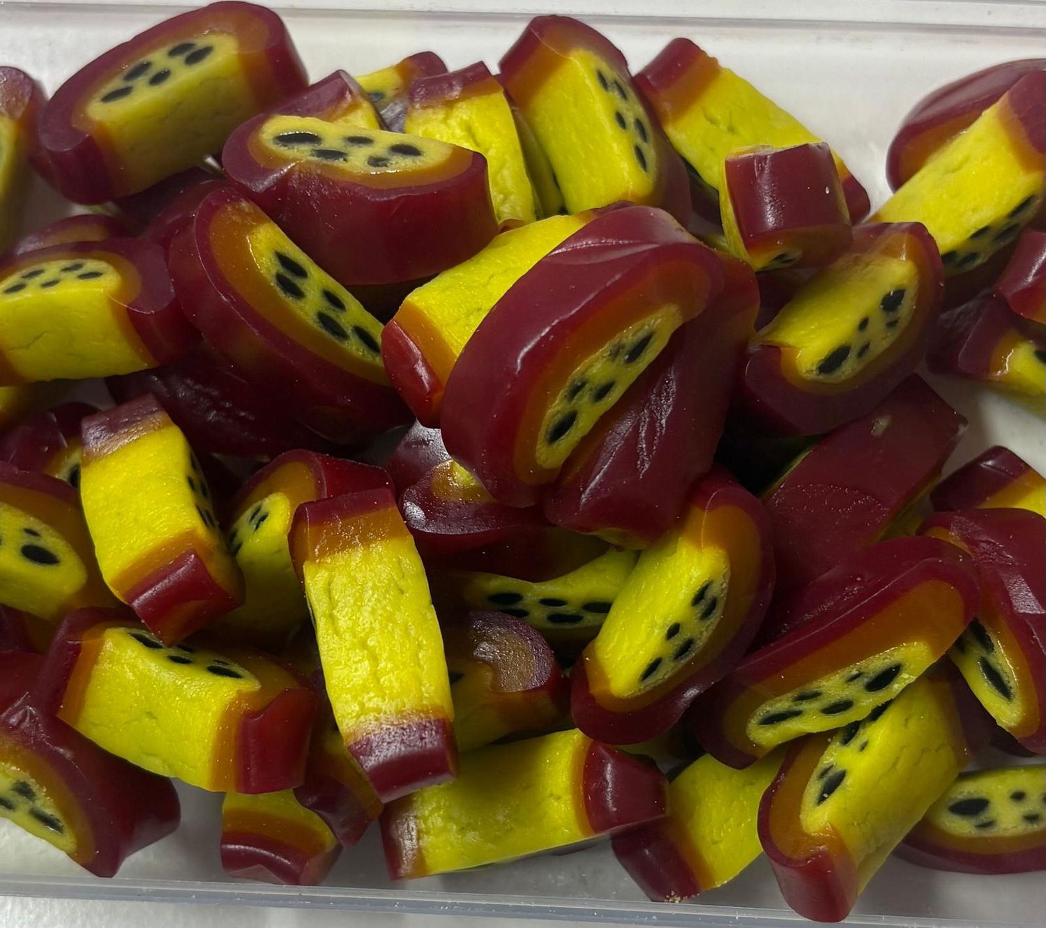 Vidal pastèque brun jaune