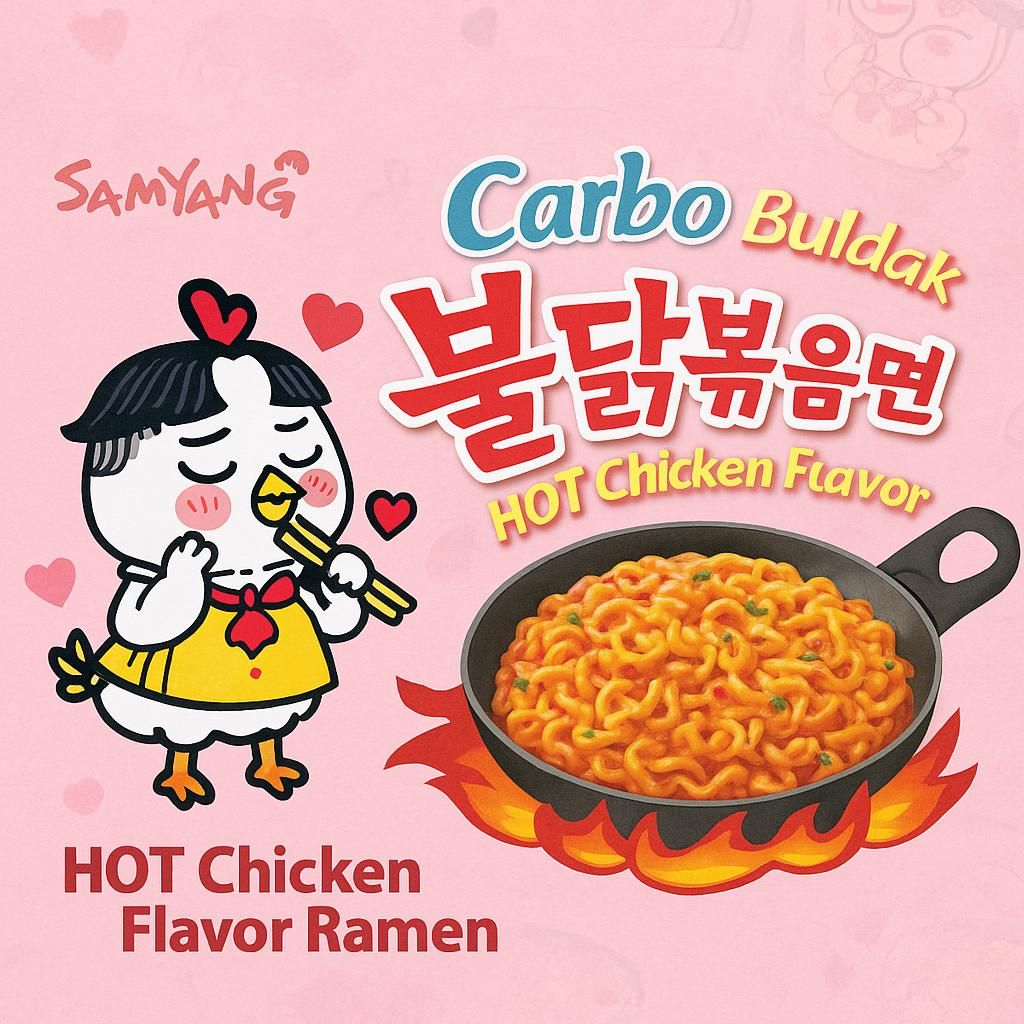 Samyang Hot Chicken Ramen Carbonara Flavor