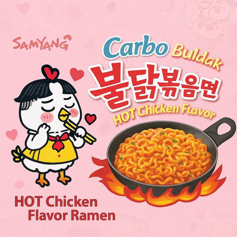 Samyang Hot Chicken Ramen Carbonara Flavor