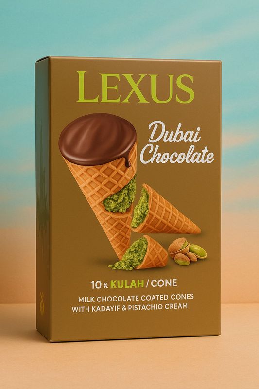 Lexus Dubai Chocolate Cone 13,5 g x 10 pcs