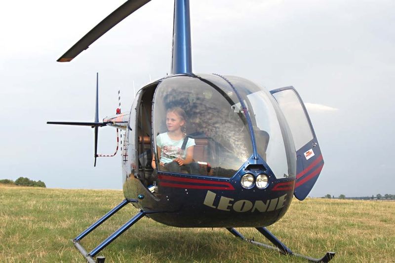 Schnupperflug mit einem Hubschrauber