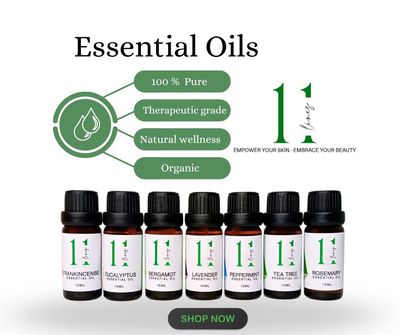 11 Lines 100% Organic Essential Oils