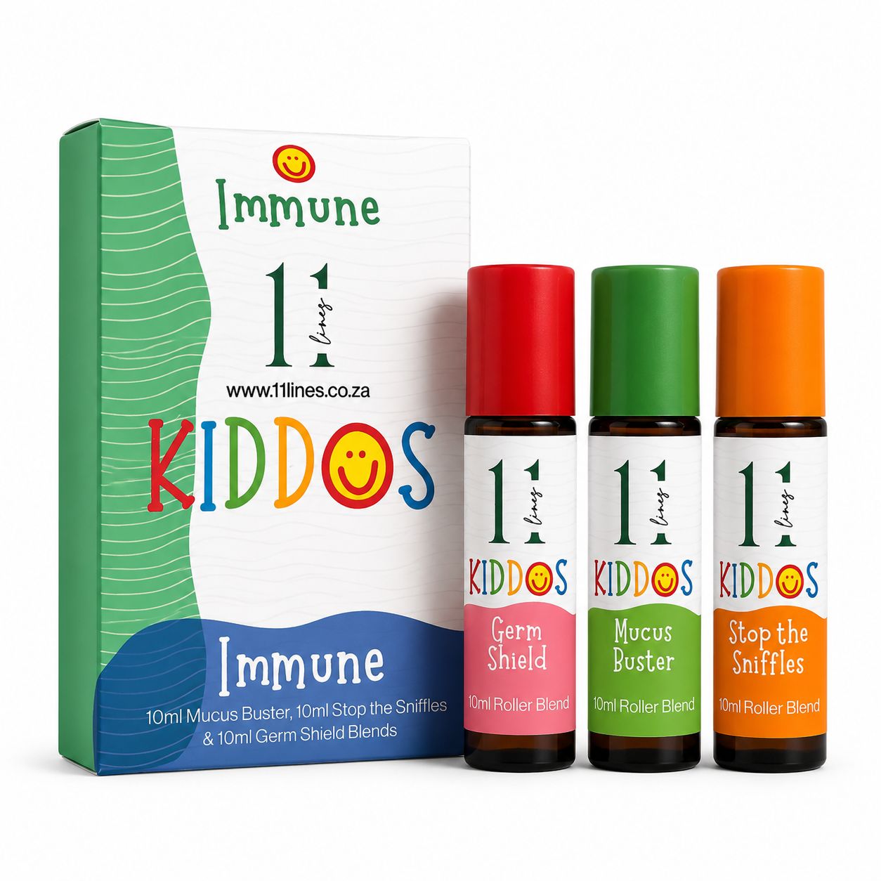 Kiddos - Kids Immune Box (3 - Pure Essential Oils for Colds & Flu)