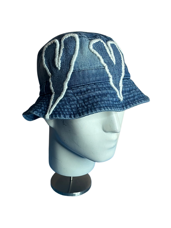 Denim Hearts Cap