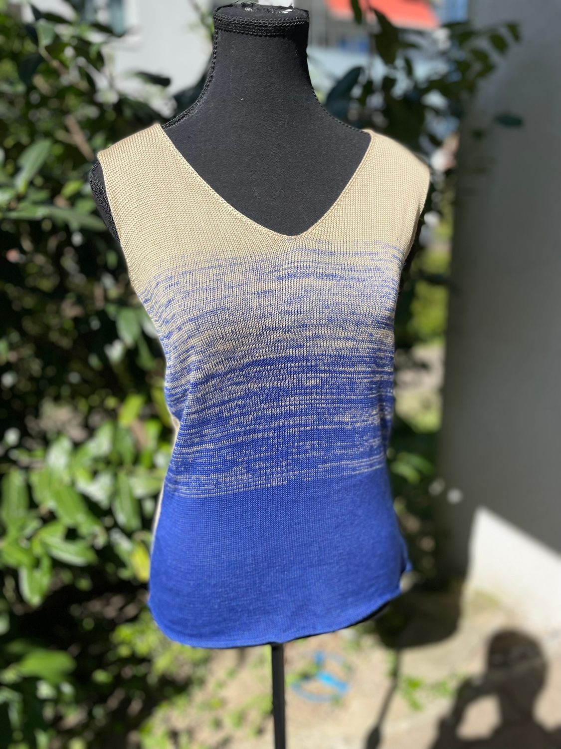 Degrade T-shirt, 100% Japanese silk, size S