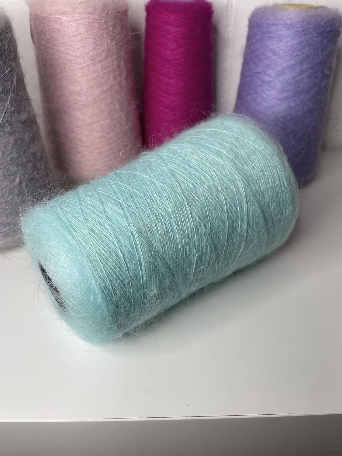 DIAMANT Super kid 950m/100gr, 70%Superkidmohair 30 PA, mint