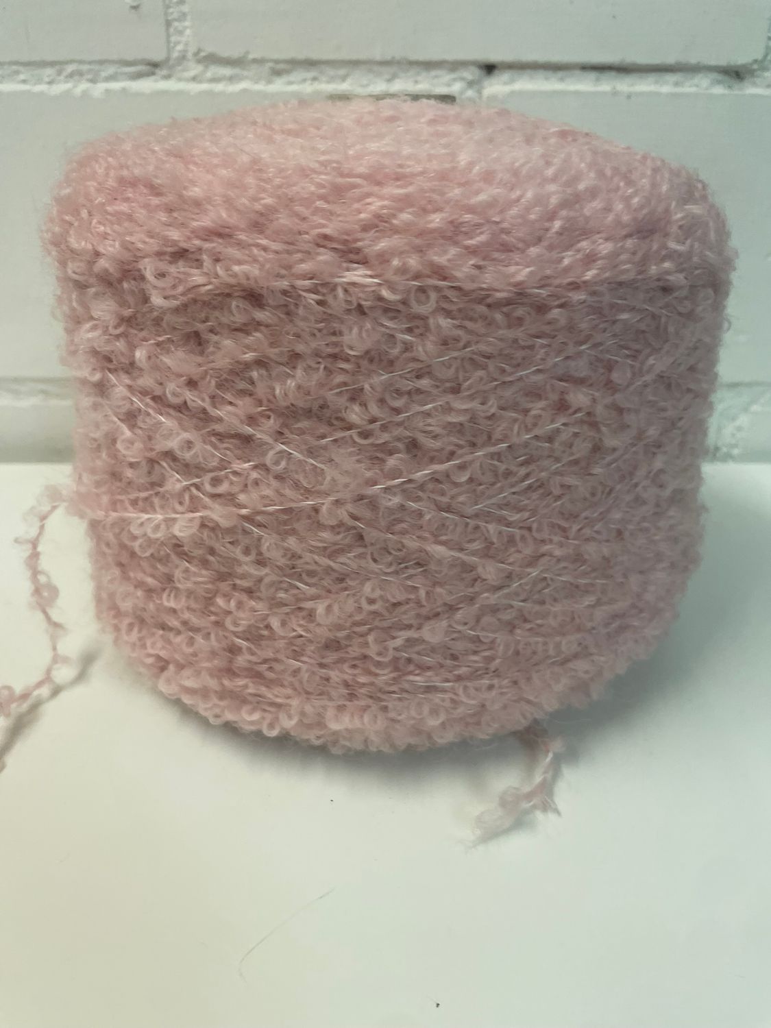 INDUSTRIA ITALIANA Filati Boucle 180m/100gr, 82%Alpaka 12%PA(recycled PET), light pink