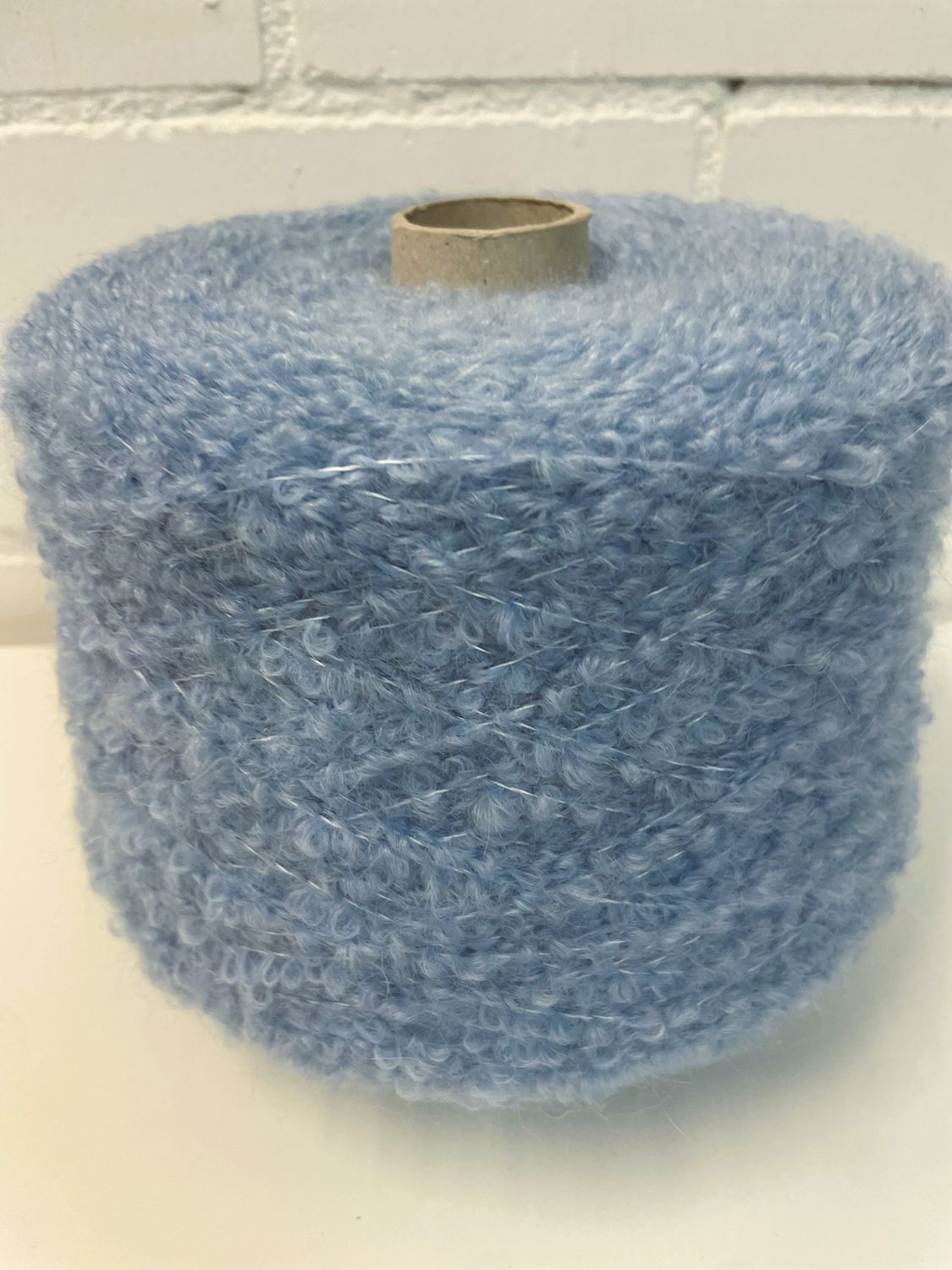 INDUSTRIA ITALIANA Filati Boucle 180m/100gr, 82%Alpaka 12%PA(recycled PET), light blue