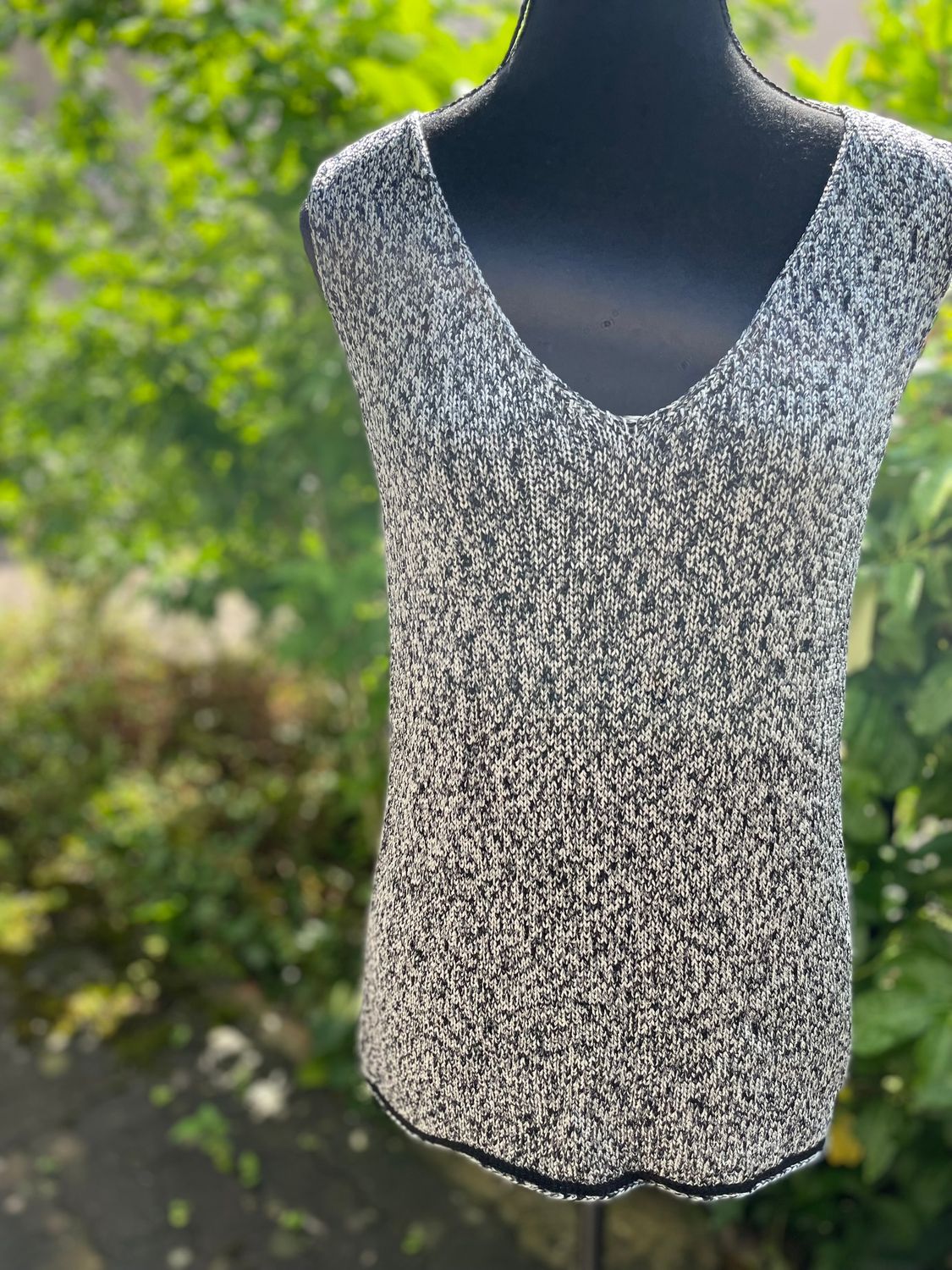 Missoni T-shirt, white/black, 100% Missoni viscose, unique, size M