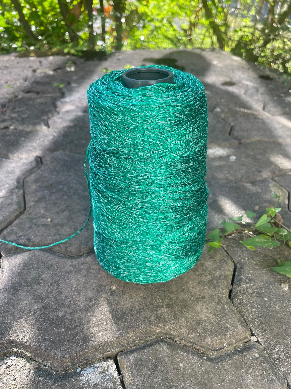 EUCALIPTUS LUX 220m/100g, 70% eucalyptus, 30% lurex, Cord green with green lurex