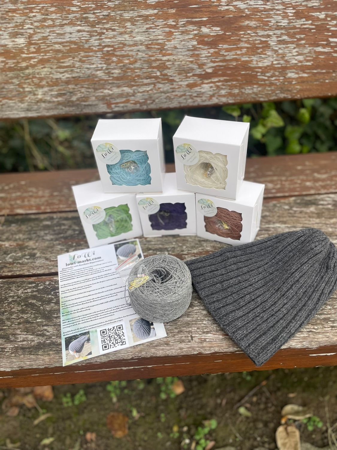 Knitting kit  &quot;Hat&quot;, 100% cashmere