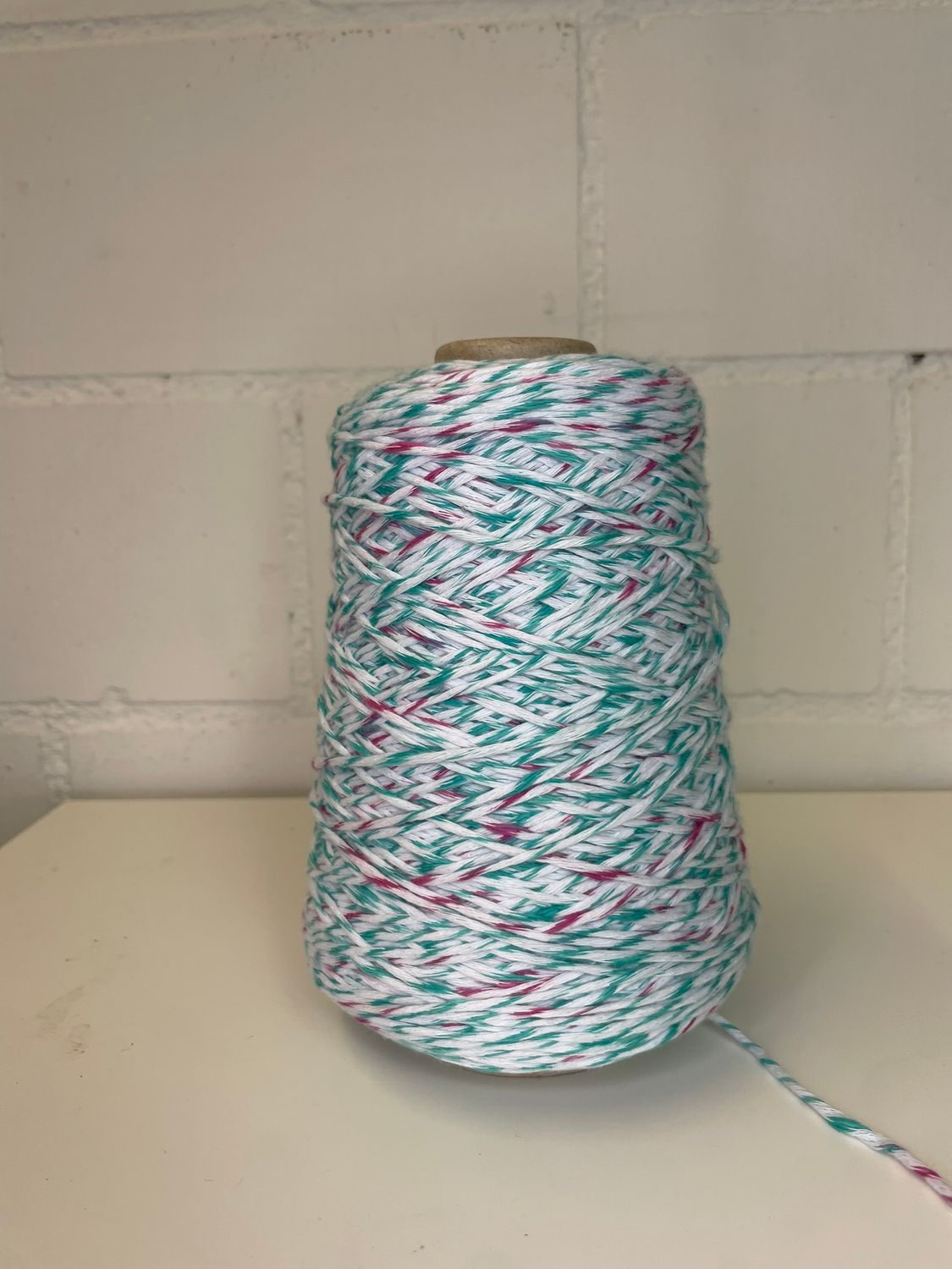 IGEA TOKYO 140m/100gr, 100% cotton white-turquoise-fuscia 100GR