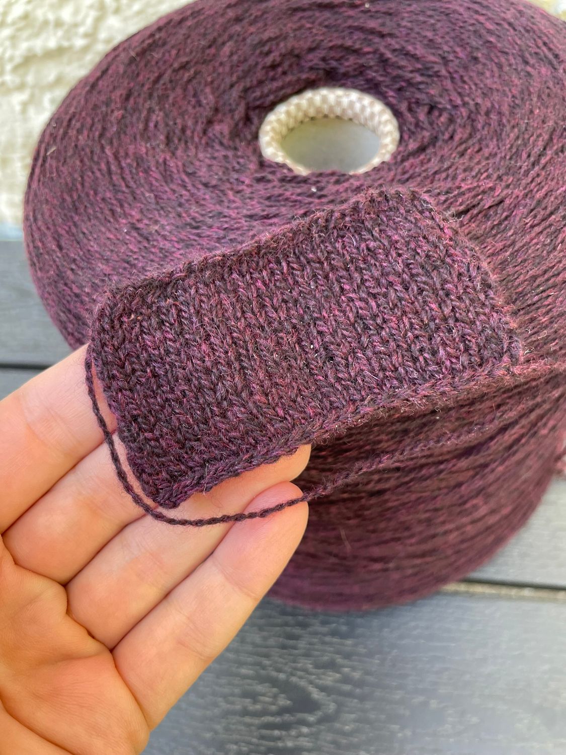 100 GR, CARRIAGGI FLEECE Cashmere, 600 m/100 g, 100% cashmere, burgundy mel