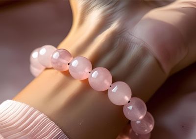 BRACCIALE QUARZO ROSA