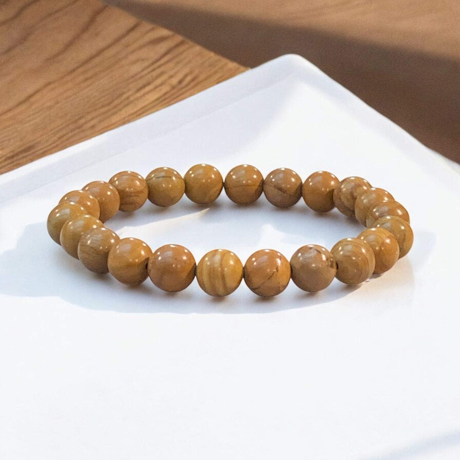 BRACCIALE LEGNO FOSSILE