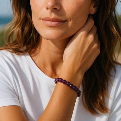 BRACCIALE IN AMETISTA
