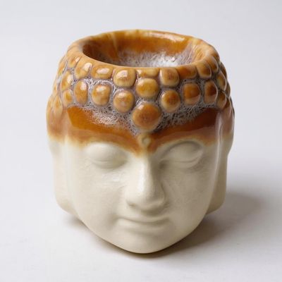 BRUCIATORE PER ESSENZE BUDDHA AVORIO