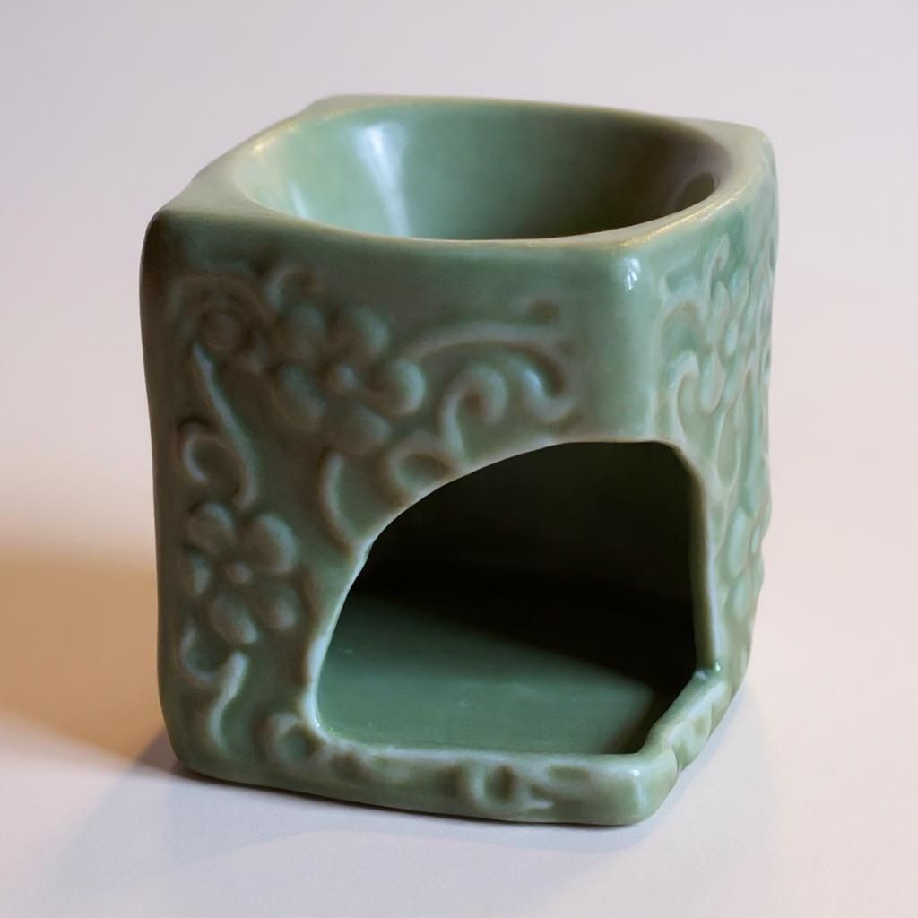 BRUCIATORE PER ESSENZE RUSTICO VERDE