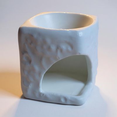 BRUCIATORE PER ESSENZE RUSTICO BIANCO