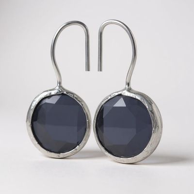 ORECCHINI MINIMAL SILVER 12 VIOLA