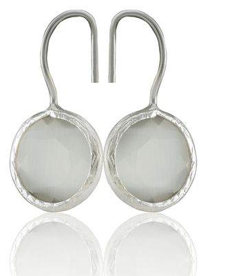 ORECCHINI MINIMAL SILVER 12 GRIGIO