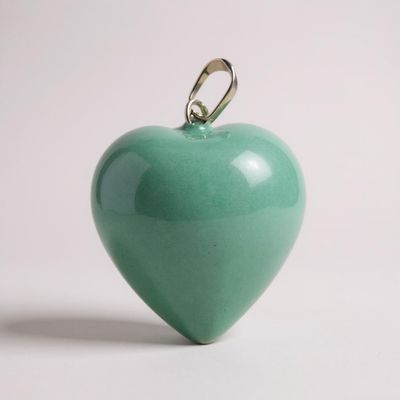 PENDENTE CUORE IN AVVENTURINA VERDE