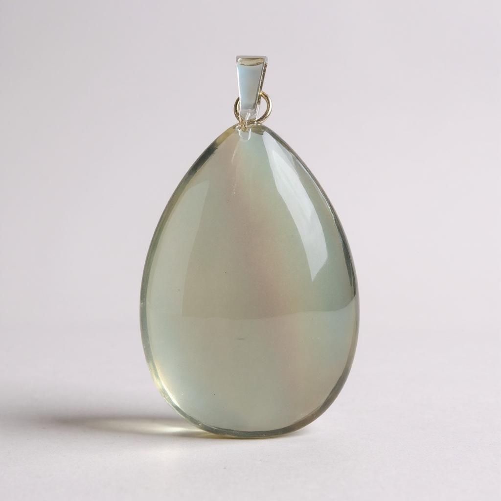 PENDENTE A GOCCIA IN FLUORITE