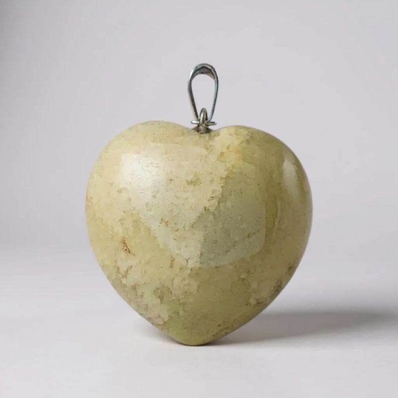 PENDENTE CUORE IN GIADA