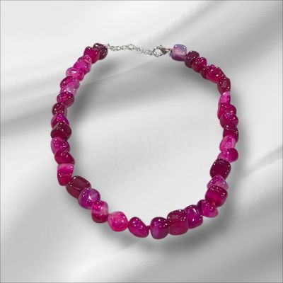 COLLANA QUARZO FUCSIA