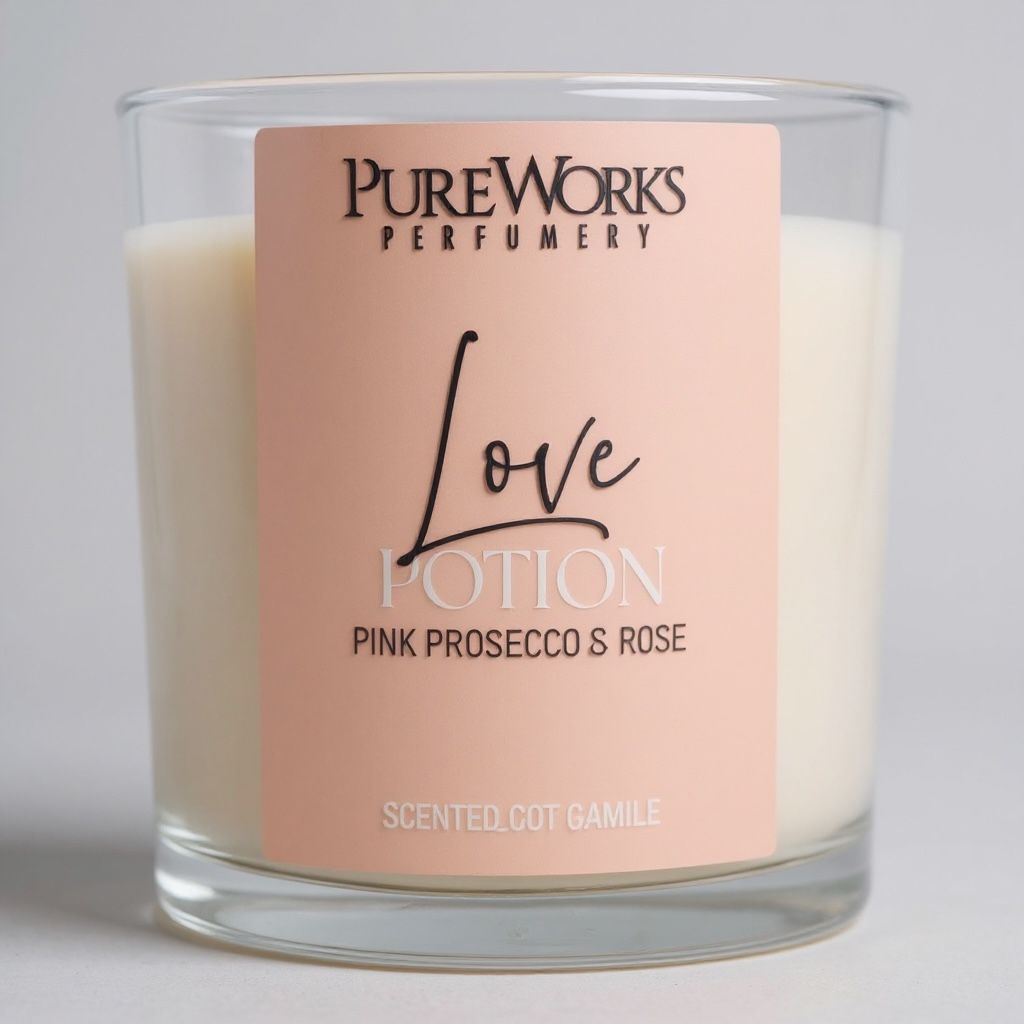 CANDELA PROFUMATA COLLEZIONE CELESTIAL MAGIC POZIONE D&#39;AMORE