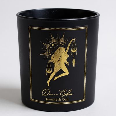 CANDELA D&#39;INTENTI DIVINE GODDESS IN VETRO