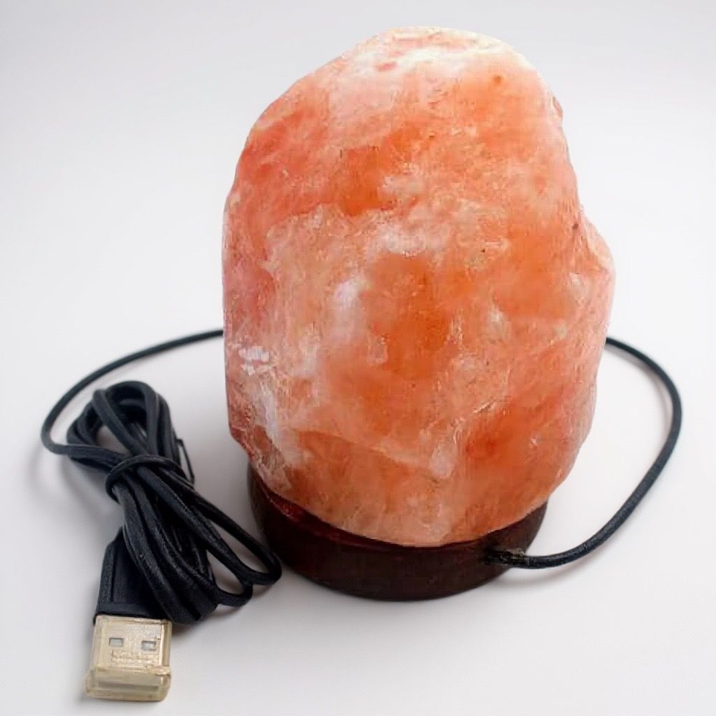 LAMPADA DI SALE DELL&#39; HIMALAYA  USB DA 1 Kg