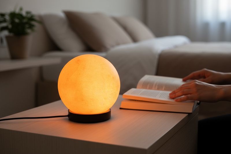 LAMPADA DI SALE DELL' HIMALAYA SFERICA USB