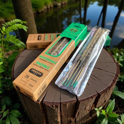 BASTONCINI INCENSO  ORGANICO ULLAS PATCOULI 25 grammi