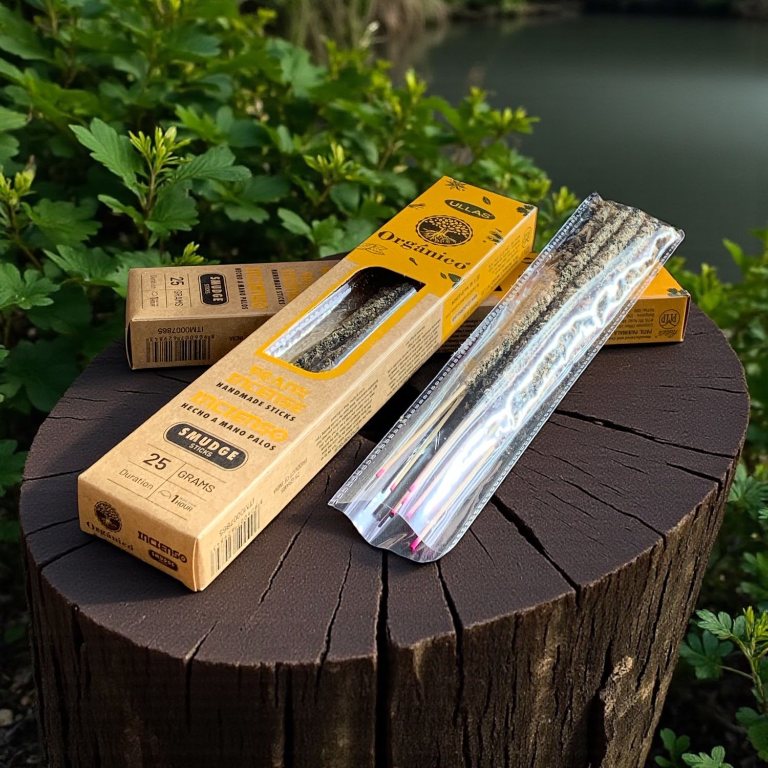 BASTONCINI INCENSO  ORGANICO  ULLAS FRANCHINCENSE  25 grammi