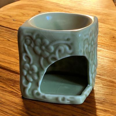 BRUCIATORE PER ESSENZE RUSTICO VERDE